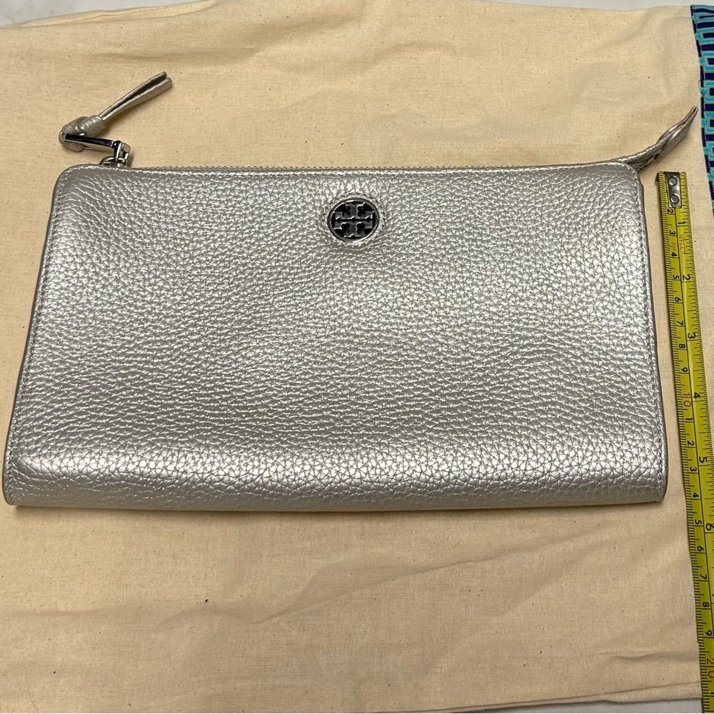 Tory Burch Silver Crossbody Bag